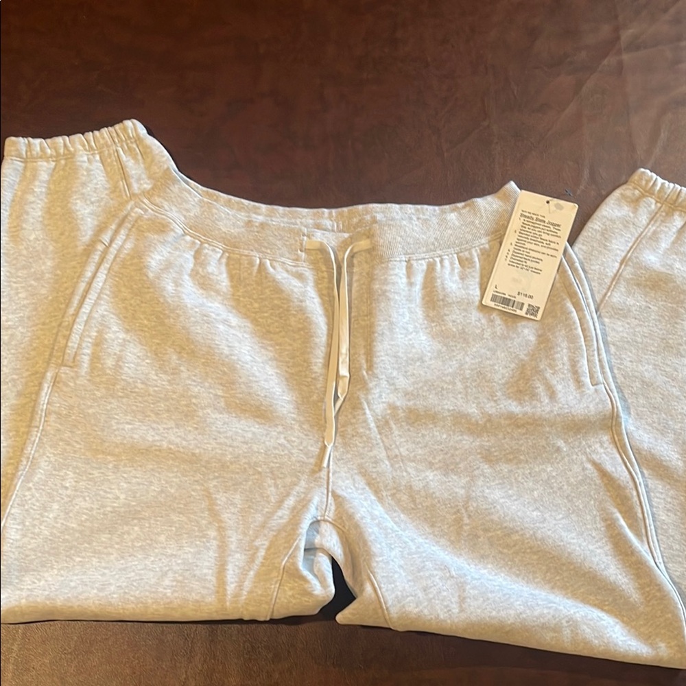 lululemon athletica Mens Light Gray Joggers